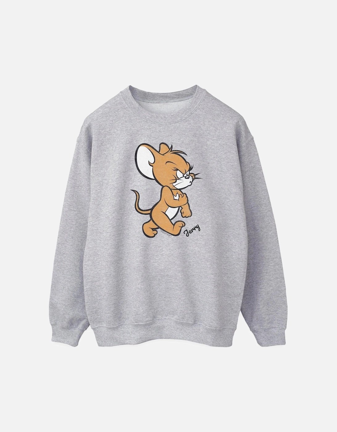 Tom and Jerry Womens/Ladies Angry Mouse Sweatshirt, 6 of 5