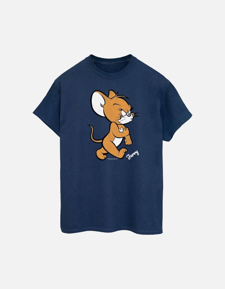 Tom and Jerry Womens/Ladies Mouse Cotton Boyfriend T-Shirt