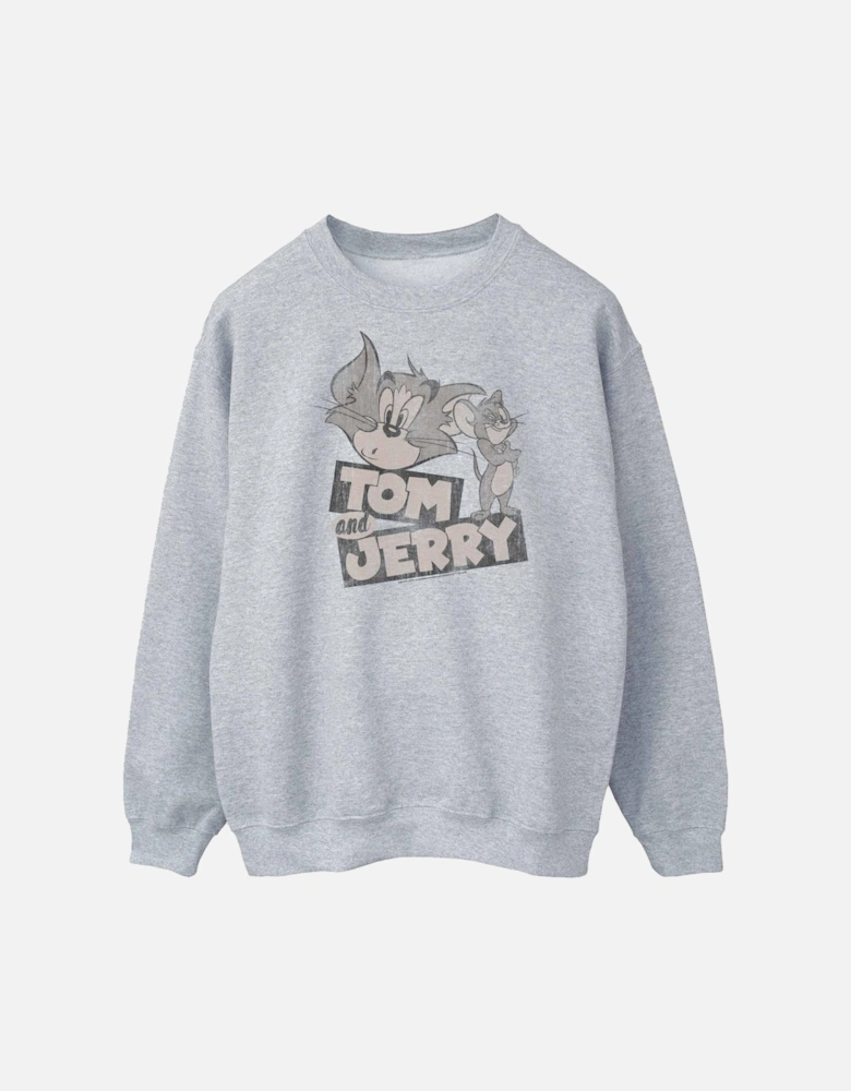 Tom and Jerry Mens Wink Sweatshirt