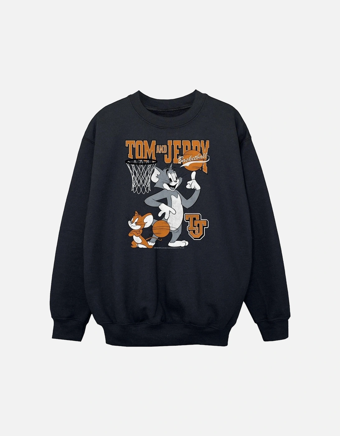 Tom and Jerry Boys Spinning Basketball Sweatshirt, 6 of 5