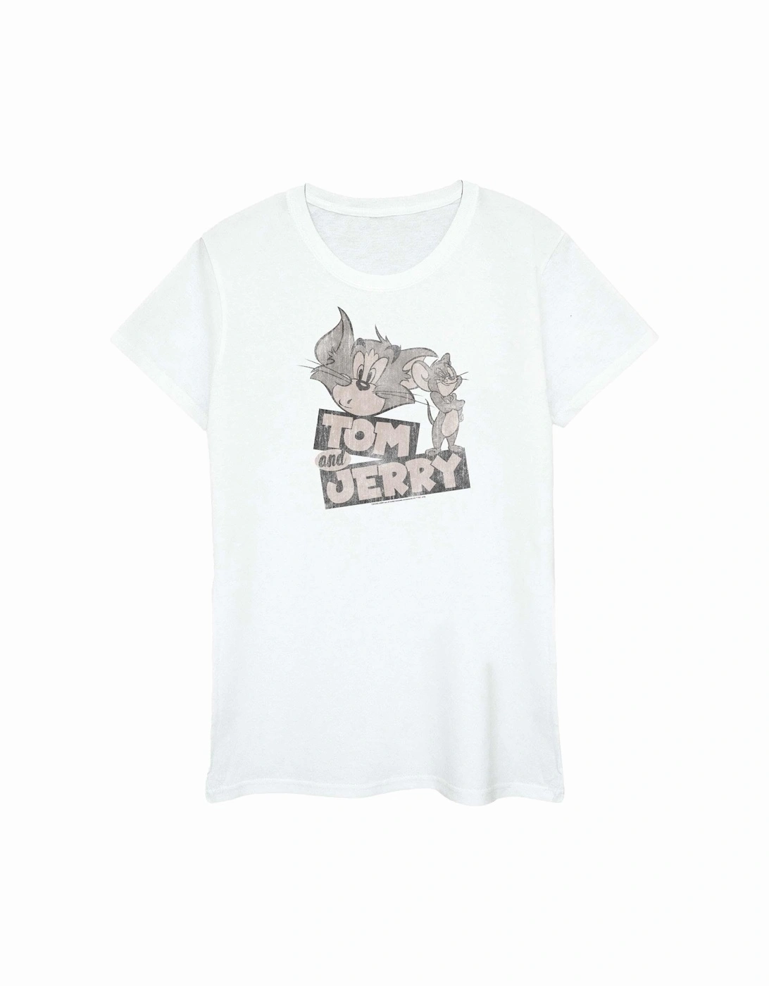 Tom and Jerry Girls Wink Cotton T-Shirt, 6 of 5