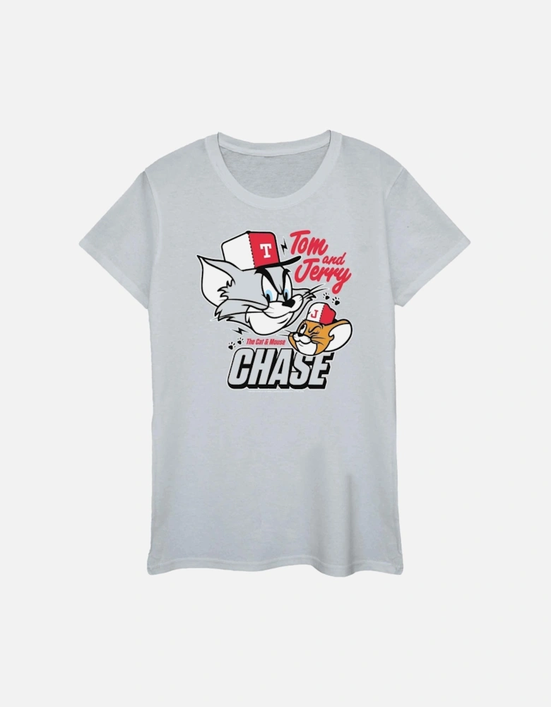 Tom and Jerry Womens/Ladies Cat & Mouse Chase T-Shirt