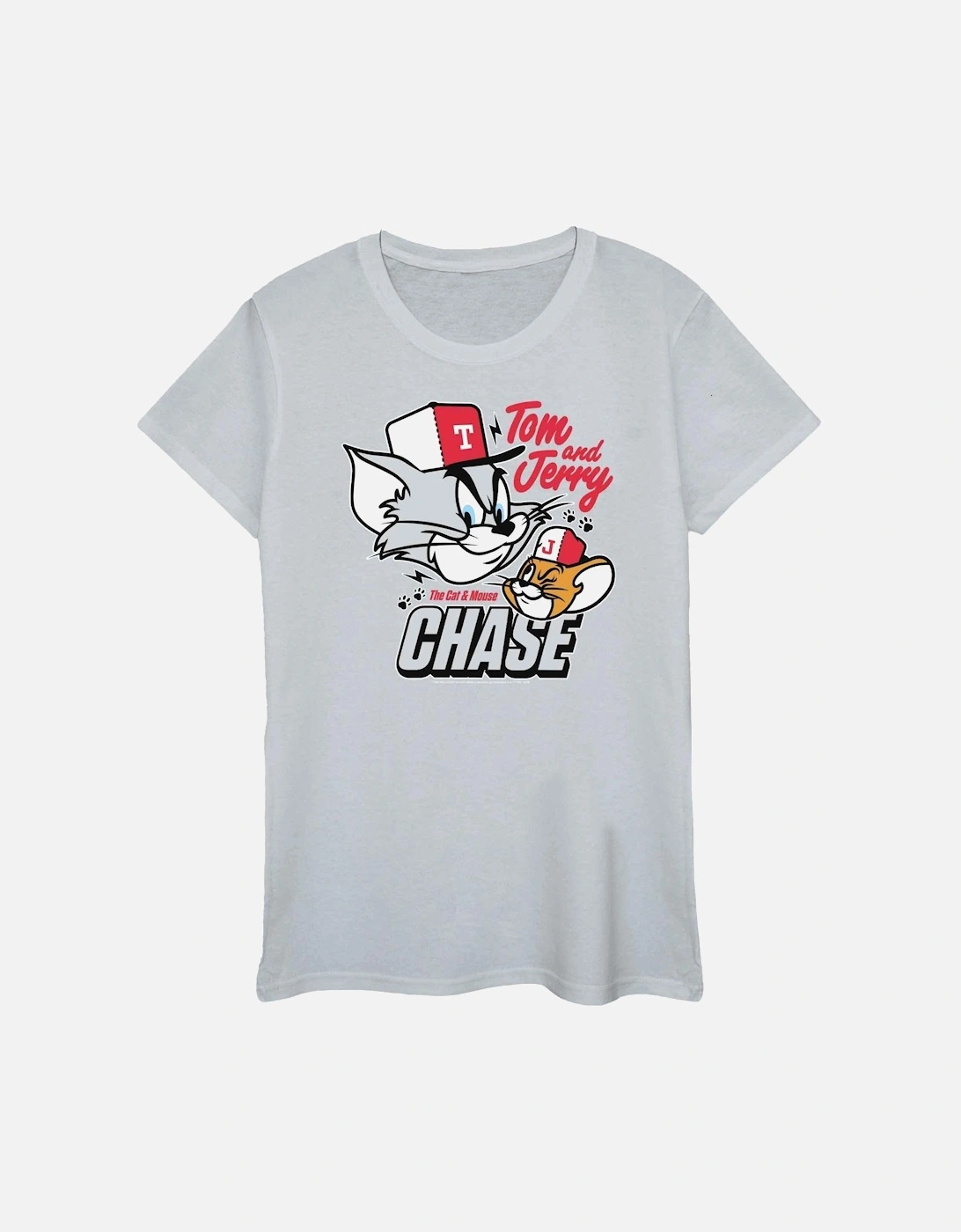 Tom and Jerry Womens/Ladies Cat & Mouse Chase T-Shirt, 6 of 5