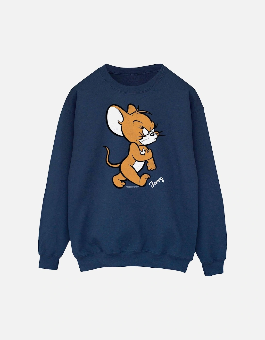 Tom and Jerry Womens/Ladies Angry Mouse Cotton Sweatshirt, 6 of 5