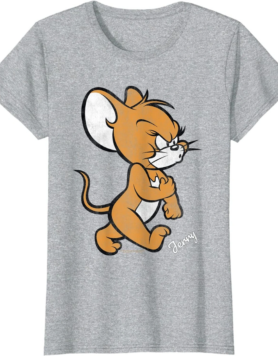 Tom and Jerry Womens/Ladies Angry Mouse T-Shirt, 3 of 2