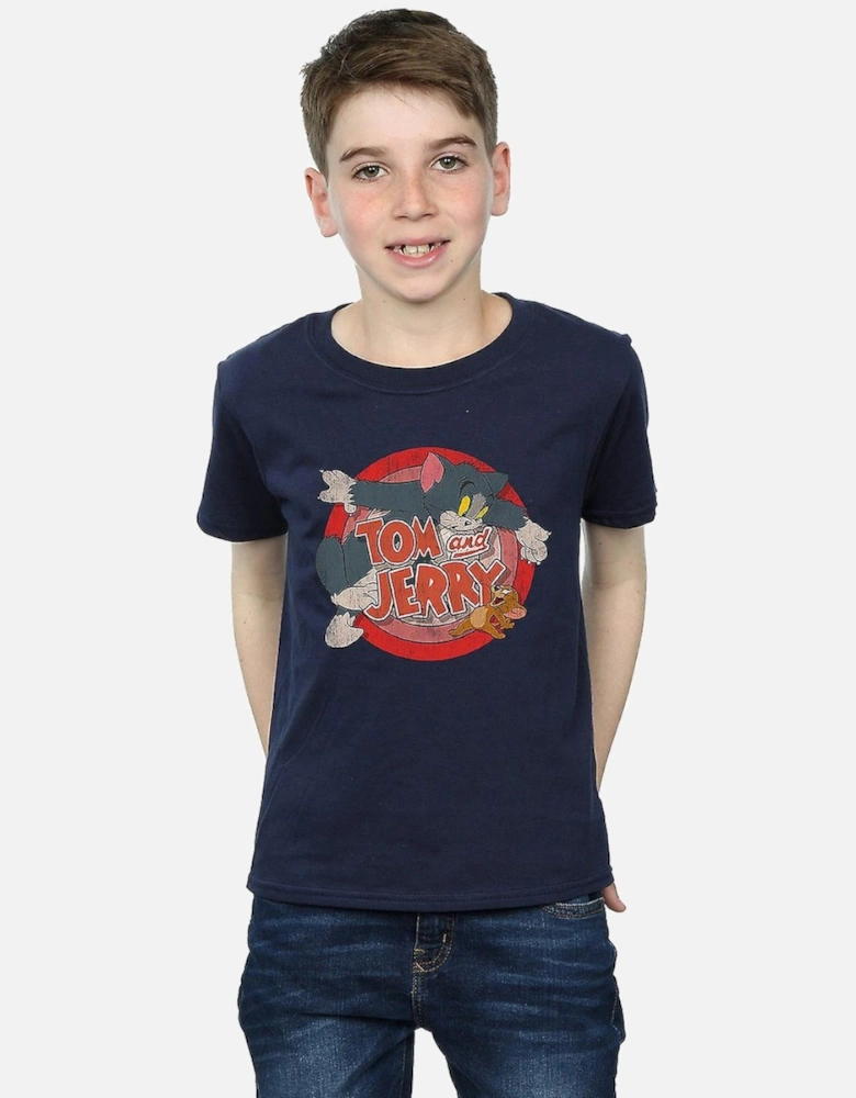 Tom and Jerry Boys Classic Catch Cotton T-Shirt