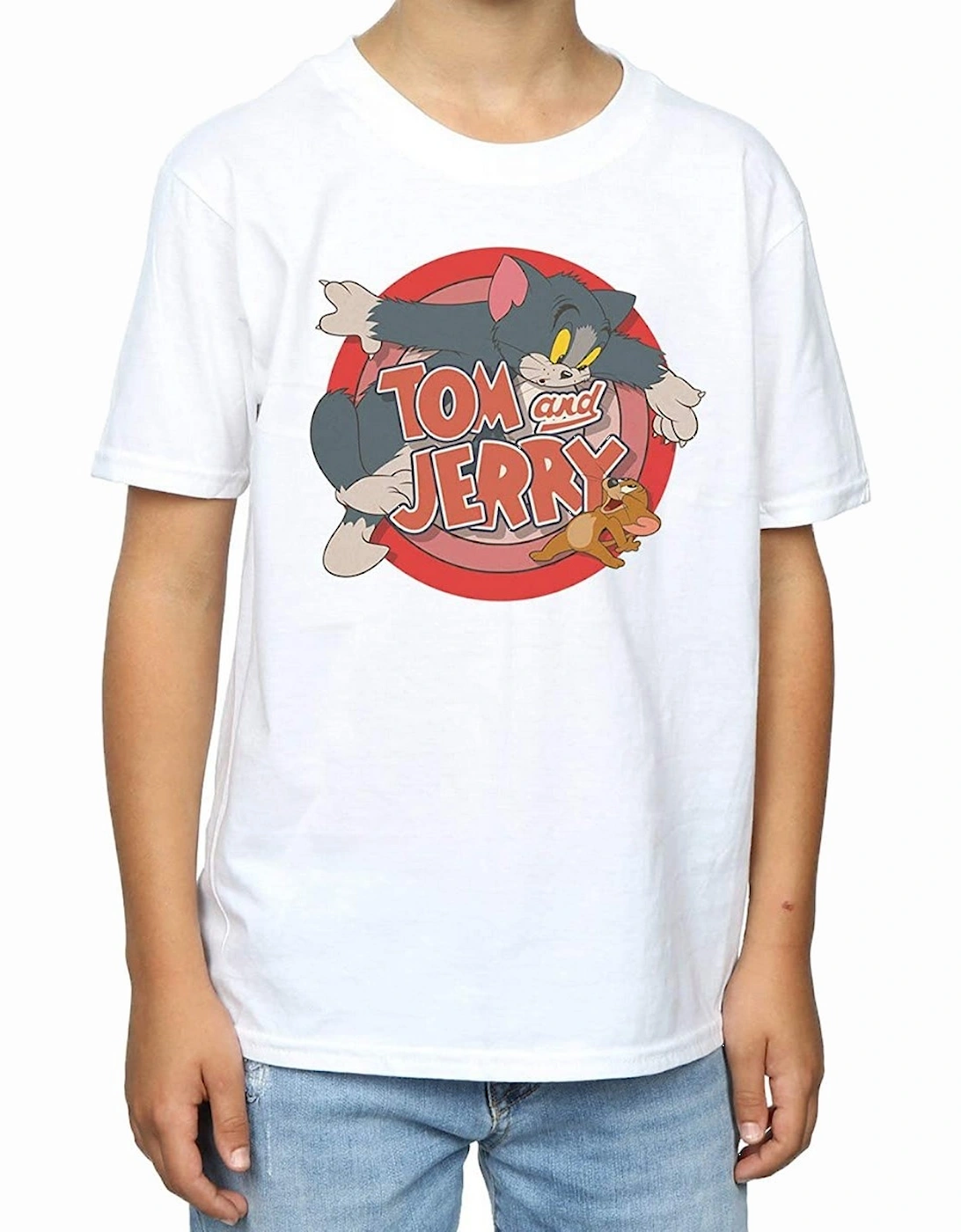 Tom and Jerry Boys Classic Catch Cotton T-Shirt, 6 of 5