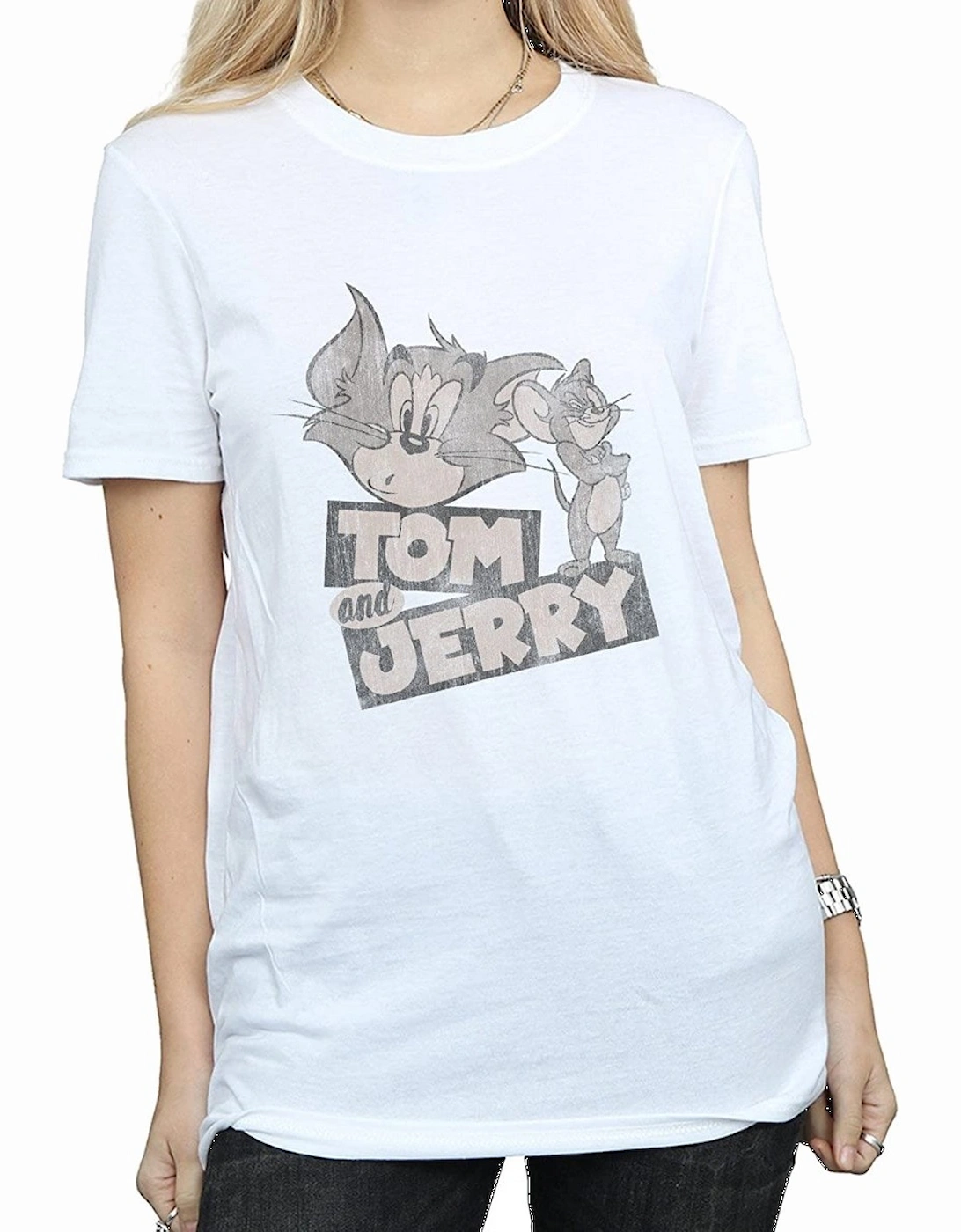 Tom and Jerry Womens/Ladies Wink Cotton T-Shirt, 6 of 5