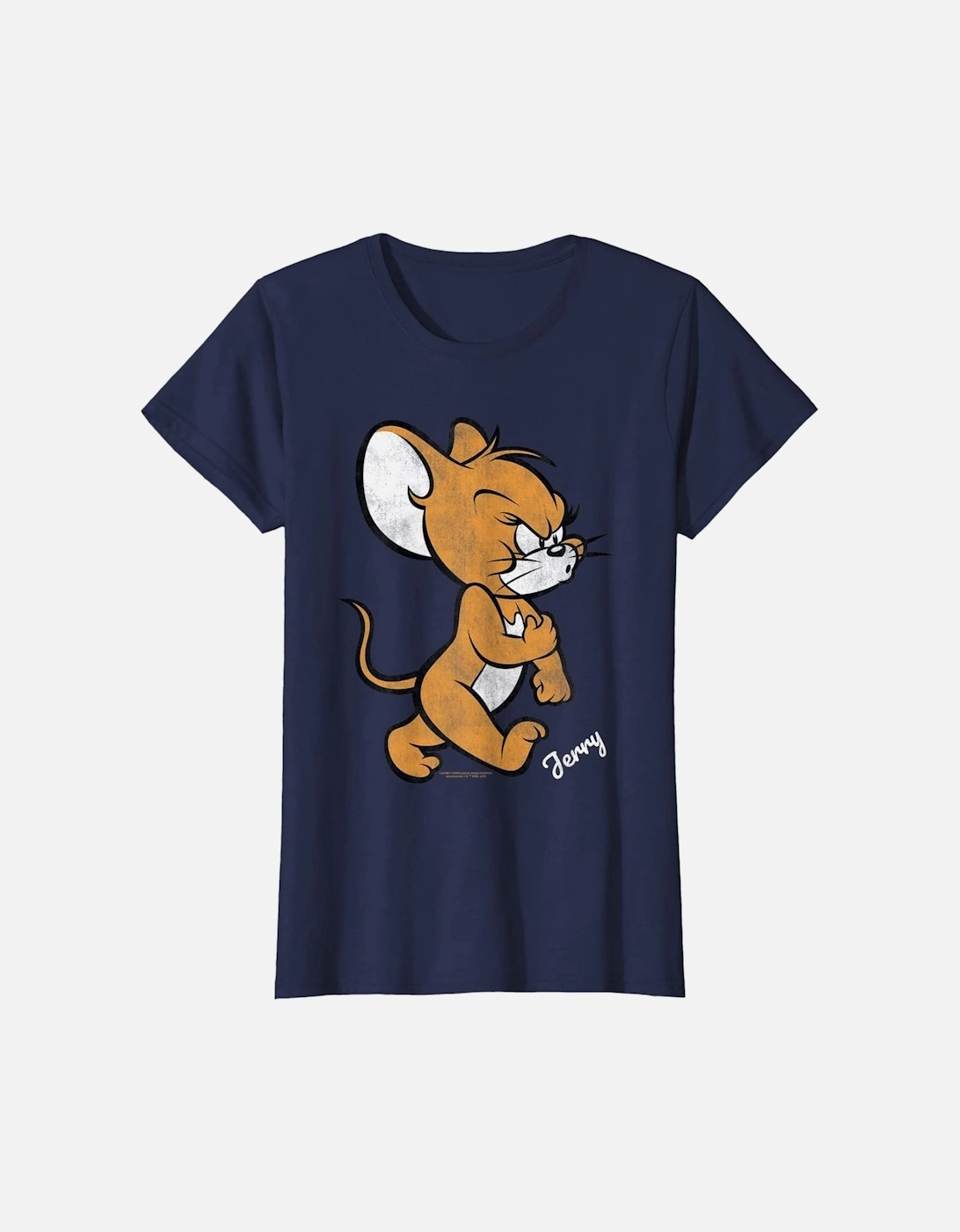 Tom and Jerry Womens/Ladies Angry Mouse Cotton T-Shirt, 6 of 5