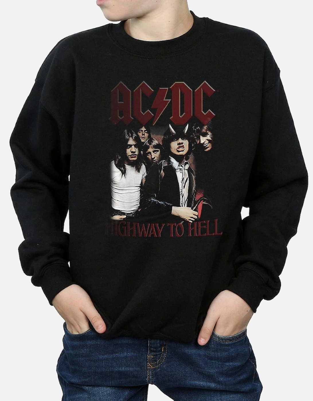 Boys Highway To Hell Cotton Sweatshirt, 6 of 5