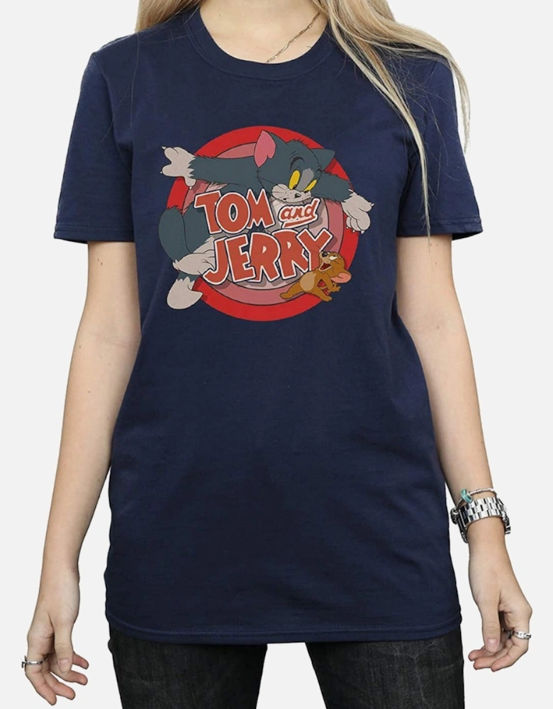 Tom and Jerry Womens/Ladies Catch Cotton T-Shirt