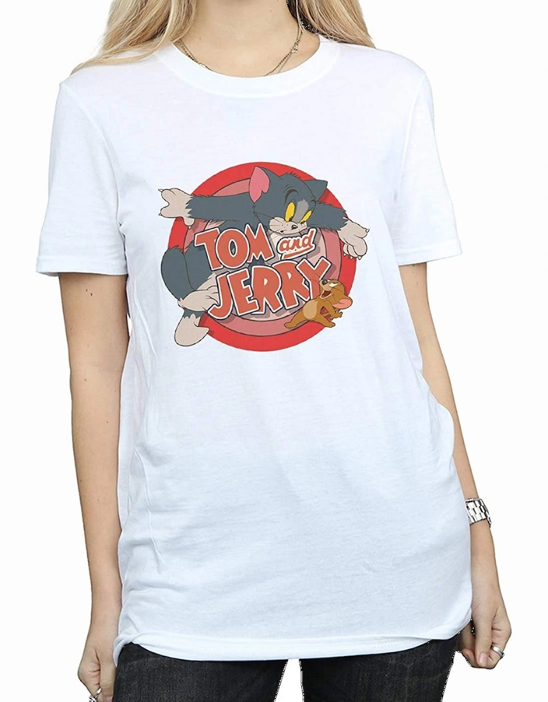 Tom and Jerry Womens/Ladies Catch Cotton T-Shirt, 6 of 5