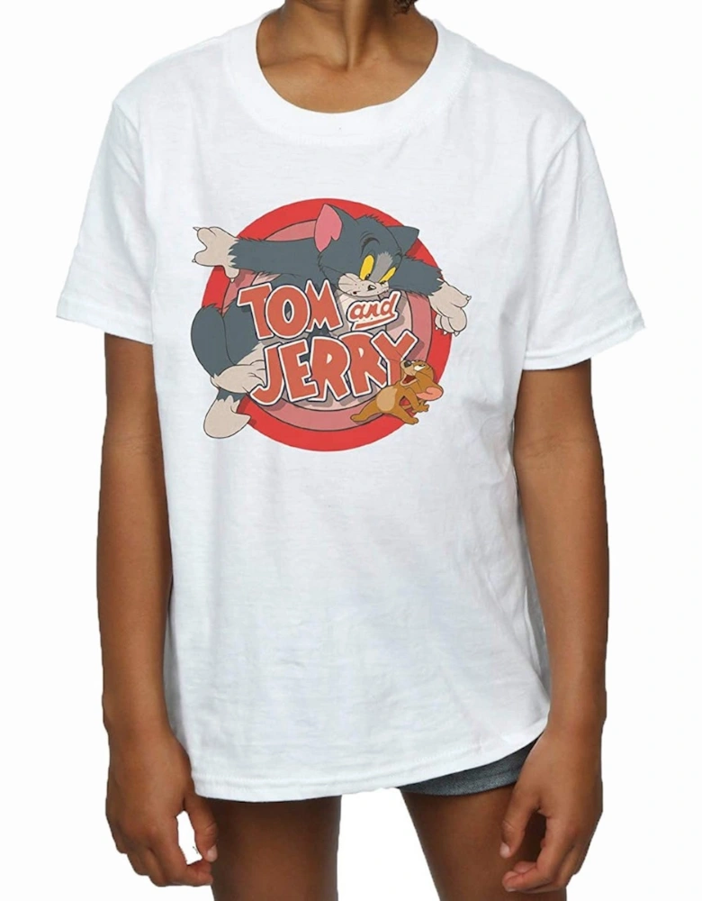 Tom and Jerry Girls Catch Cotton T-Shirt