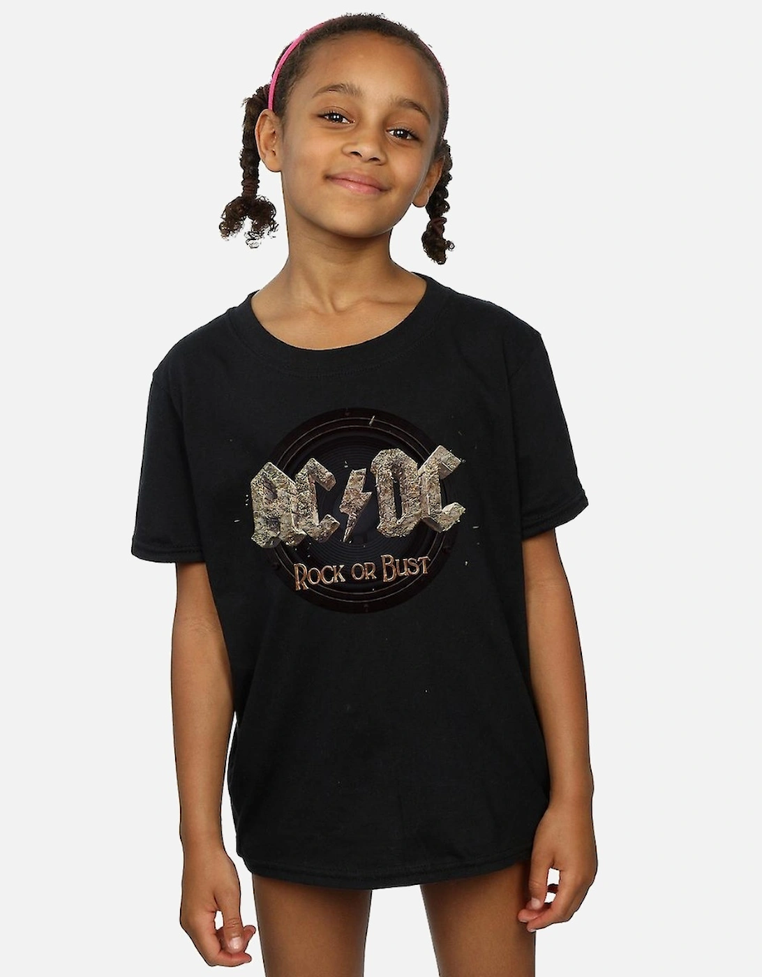 Girls Rock Or Bust Cotton T-Shirt