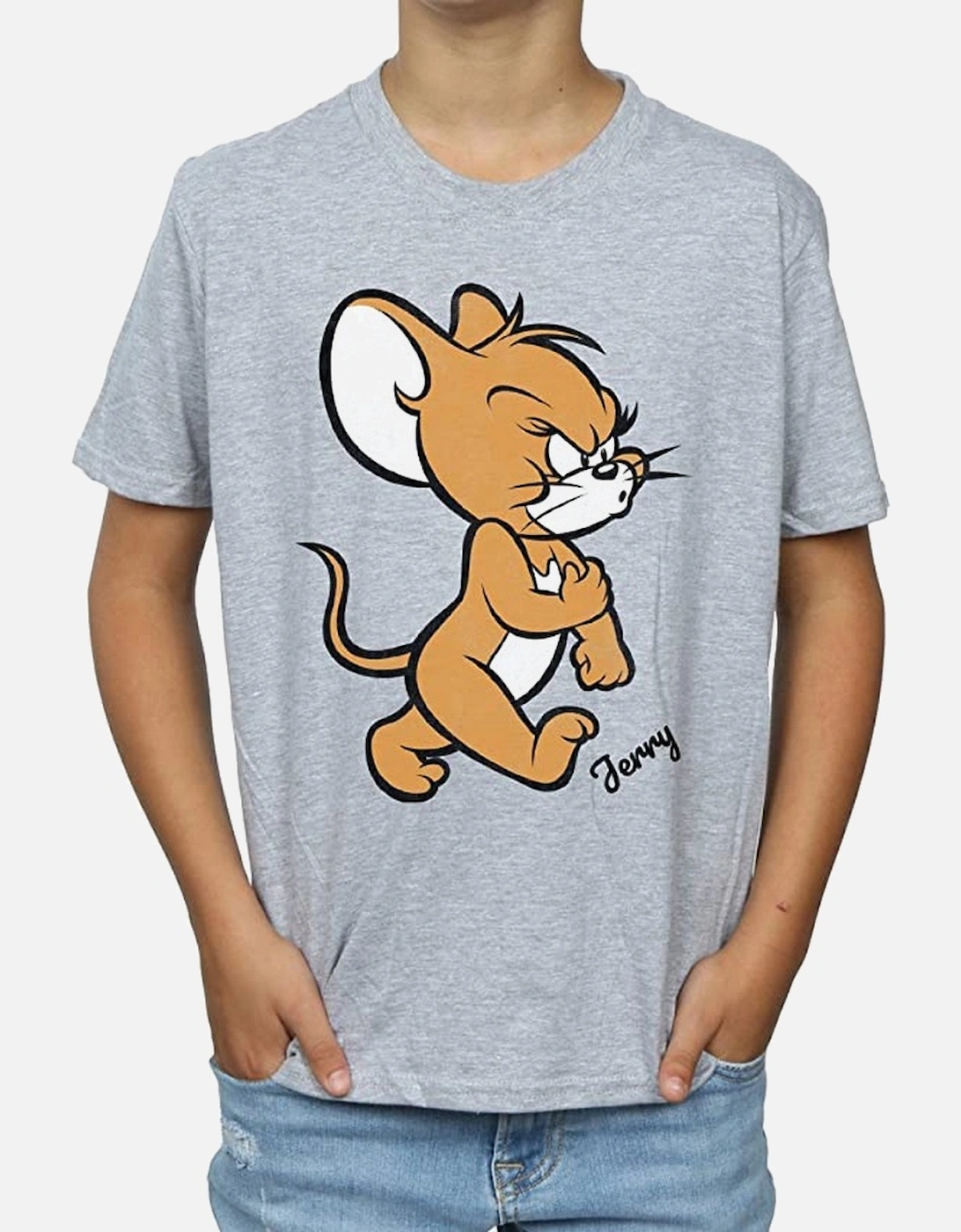 Tom and Jerry Boys Angry Mouse T-Shirt, 6 of 5