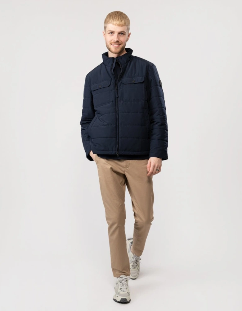 Mens Channel Quilted Jacket