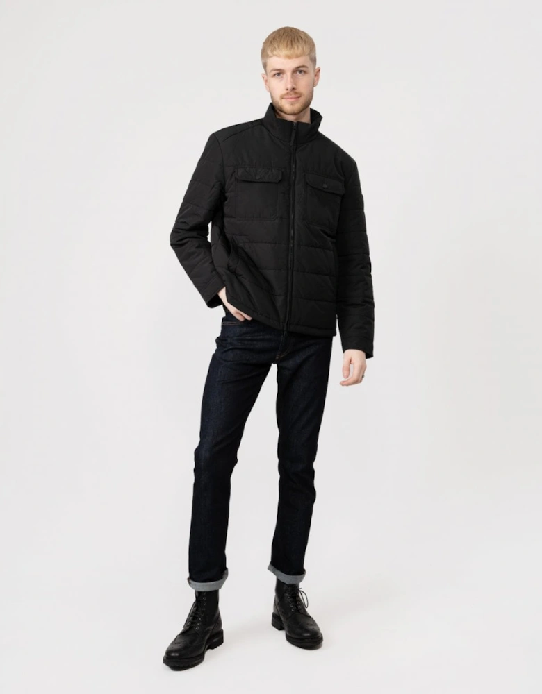 Mens Channel Quilted Jacket