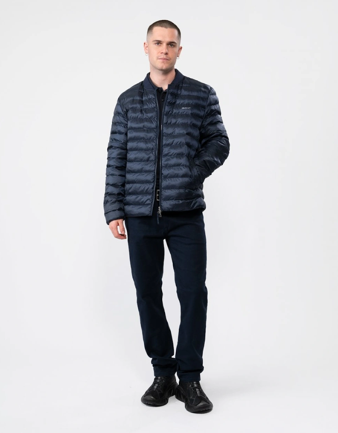 Mens Light Padded Bomber Jacket