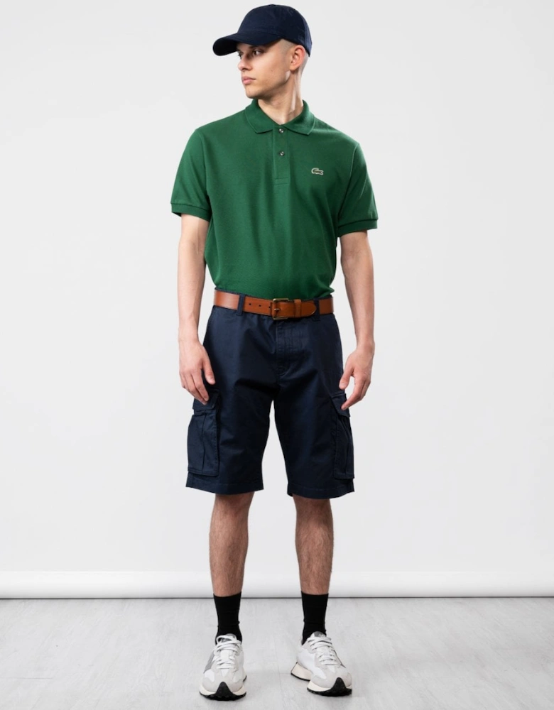 D1. Relaxed Twill Mens Cargo Shorts
