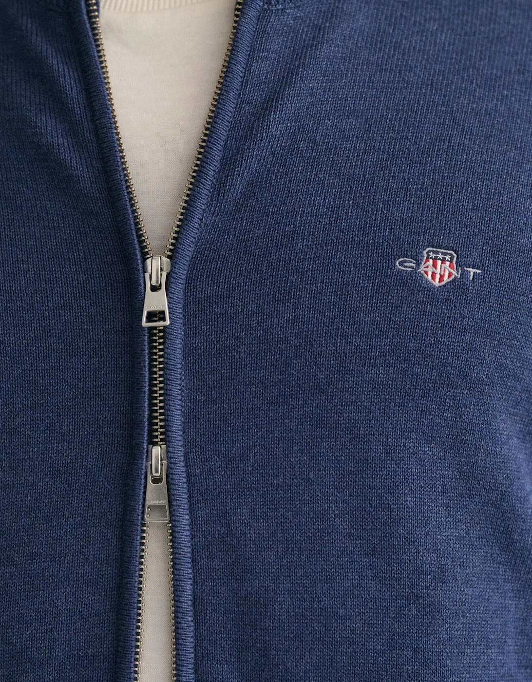 Mens Casual Cotton Zip Cardigan