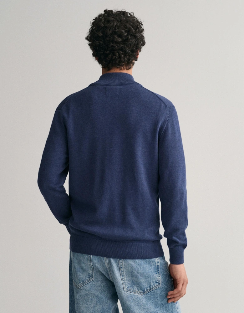 Mens Casual Cotton Zip Cardigan
