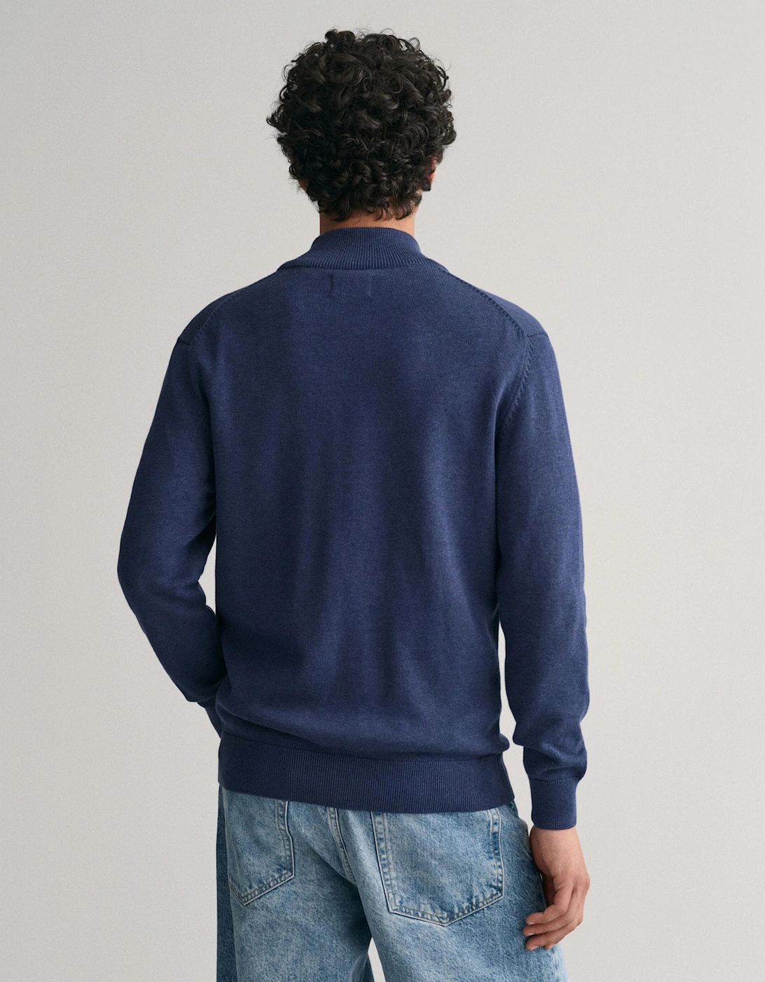 Mens Casual Cotton Zip Cardigan