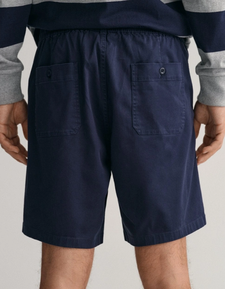 Mens Drawstring Logo Shorts