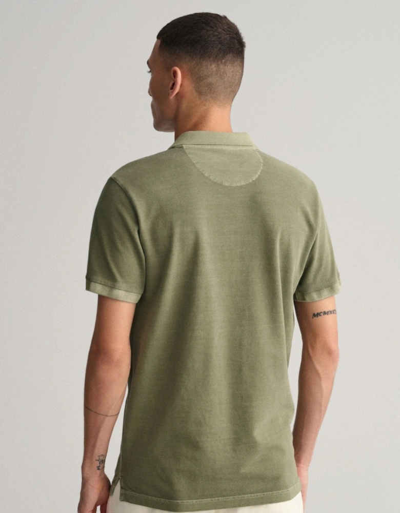 Mens Sunfaded Pique Short Sleeve Rugger