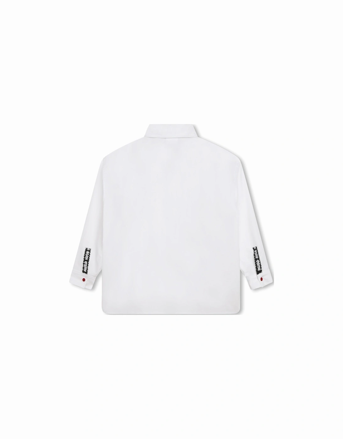 White Logo Oversized Shirt