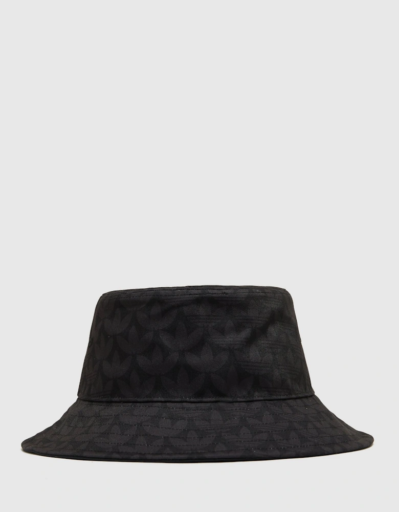 Mens Monogram Print Bucket Hat