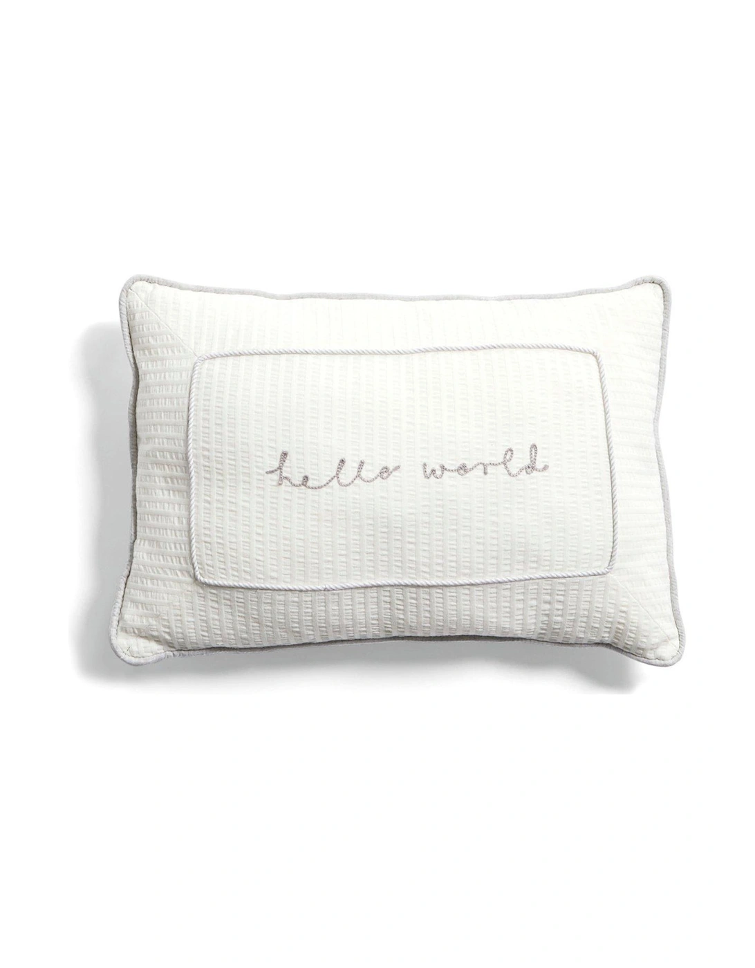 Cushion - Welcome to the World Slogan, 2 of 1