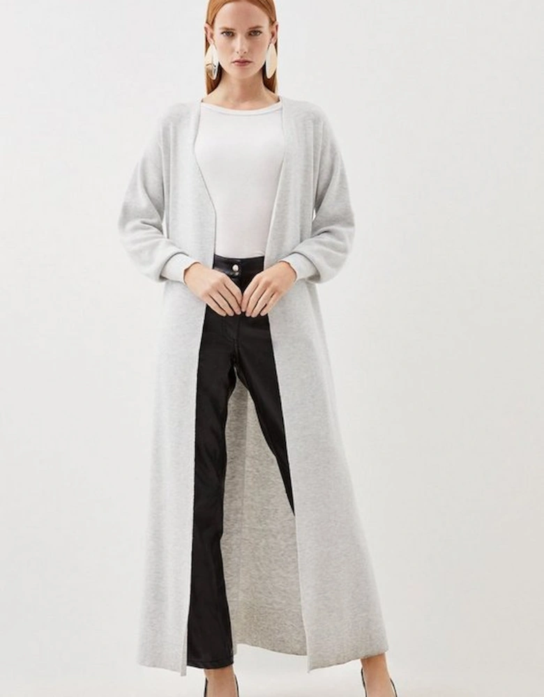 Premium Alpaca Wool Blend Belted Full Sleeve Knit Cardigan