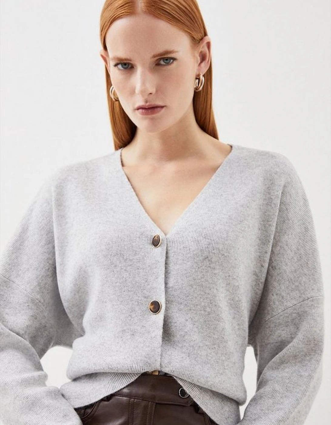 Cashmere Wool Knit Cardigan, 5 of 4