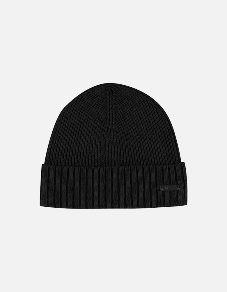 Boss Fati Beanie Hat Black