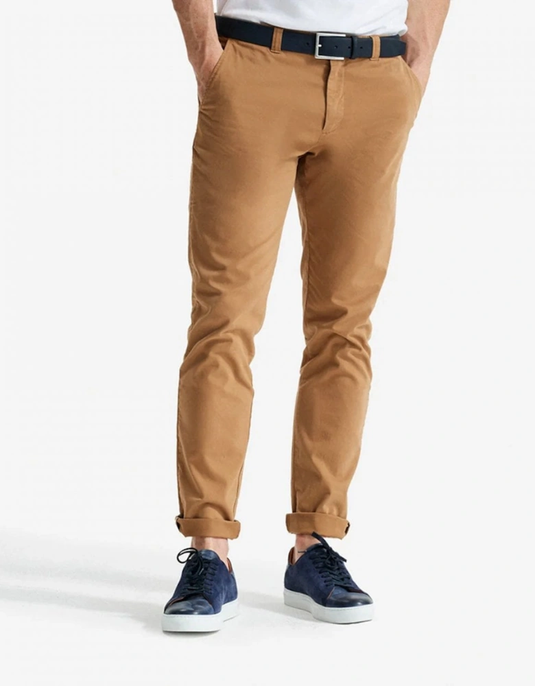 Besterios Mens Garment Dyed Cotton Chino