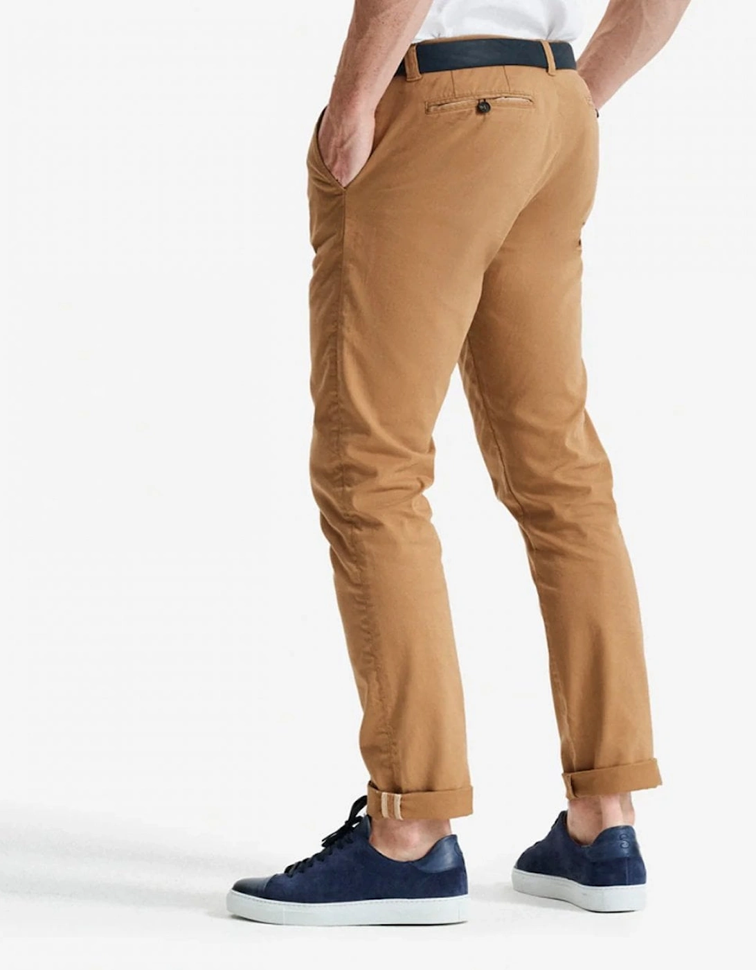 Besterios Mens Garment Dyed Cotton Chino