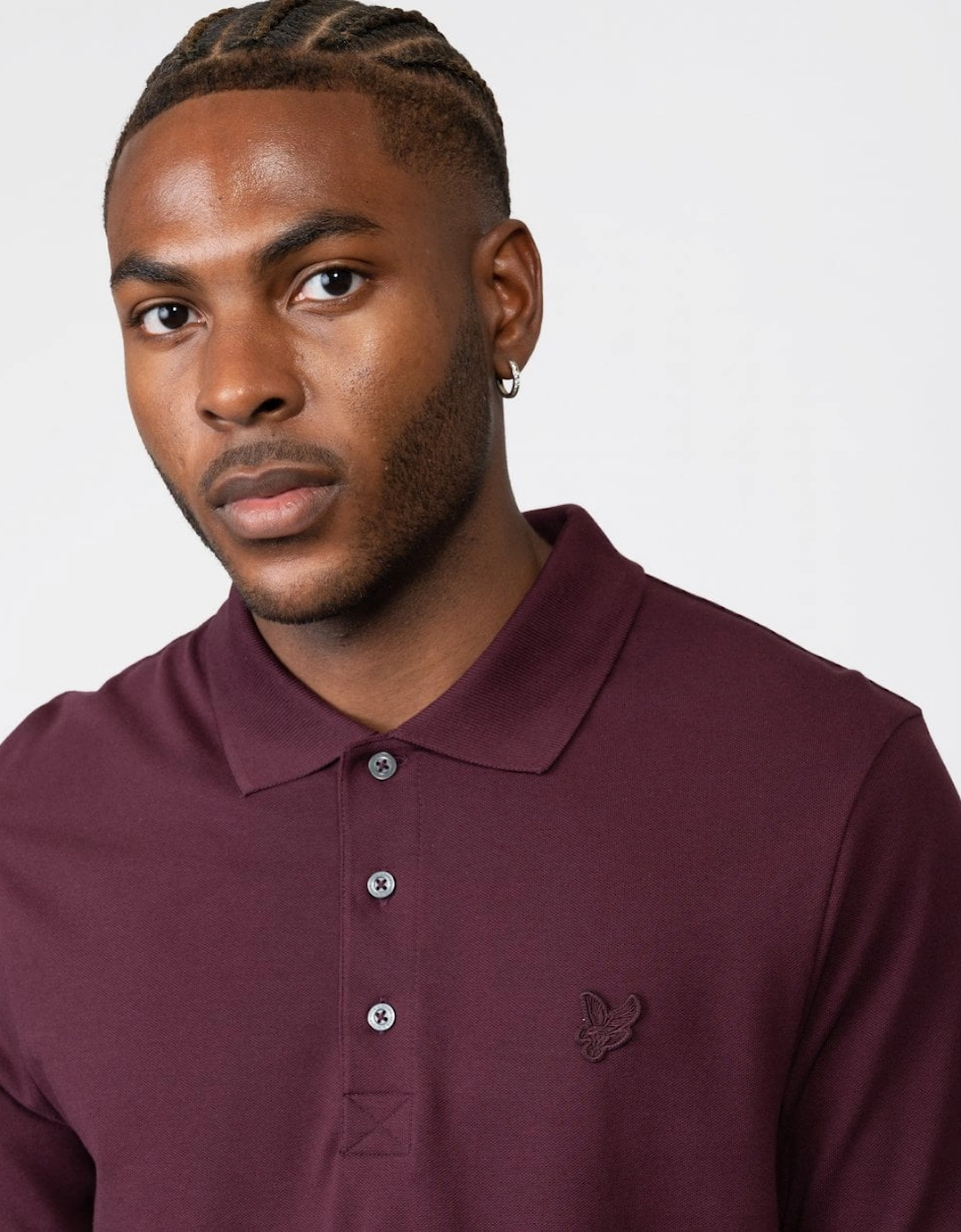 Lyle & Scott Tonal Eagle Mens Polo Shirt