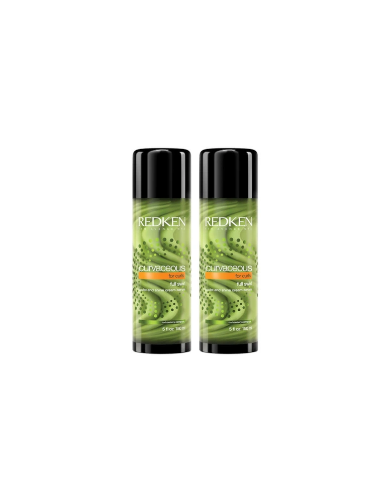 Curvaceous Full Swirl Cream Serum Duo (2 x 150ml) - Redken