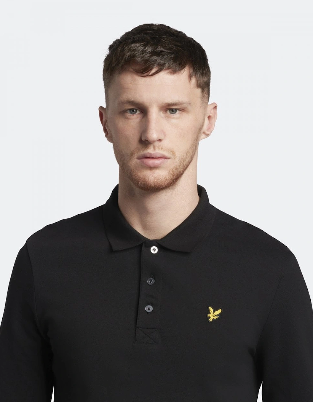 Lyle & Scott Mens Long Sleeve Polo Shirt