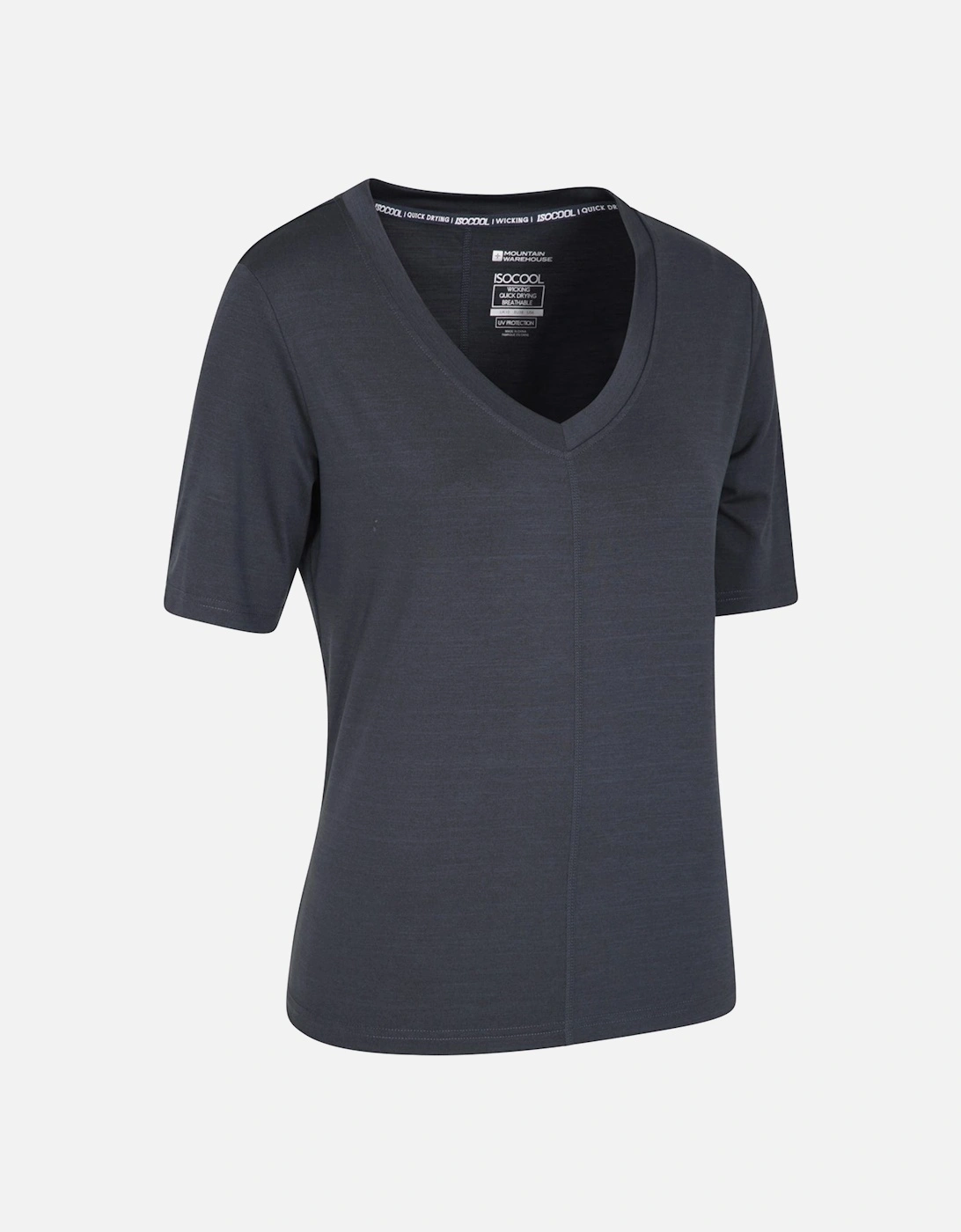 Womens/Ladies Panna V Neck T-Shirt