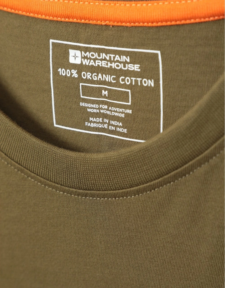 Mens 3 Peaks Organic Cotton T-Shirt