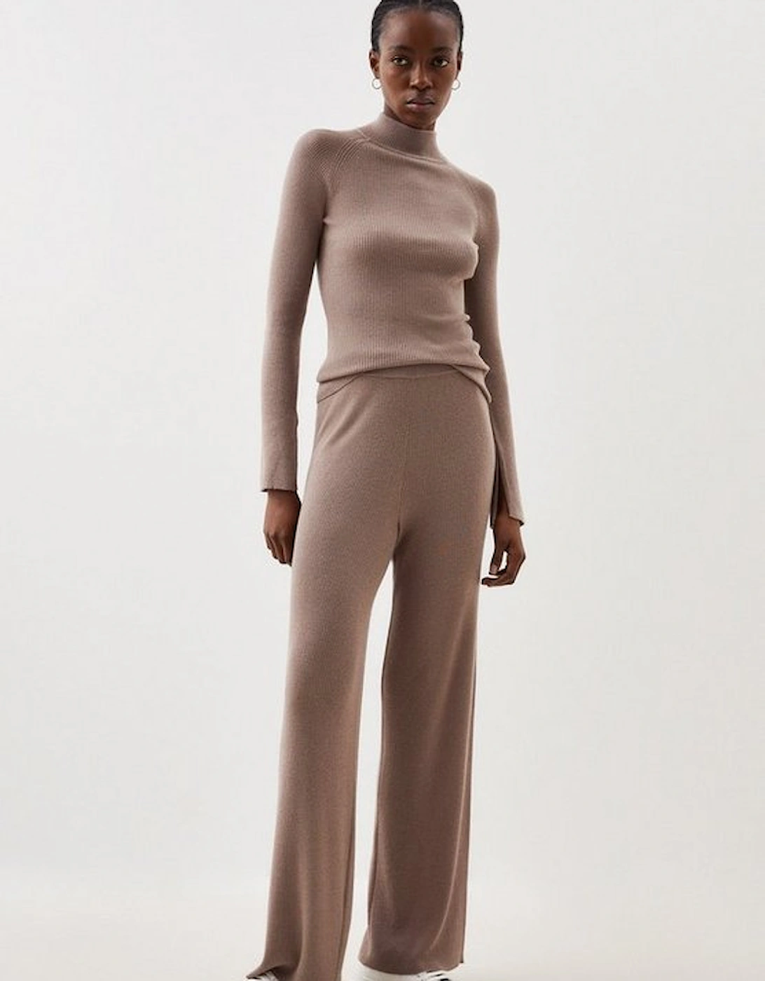 Cashmere Blend Knit Trousers, 5 of 4