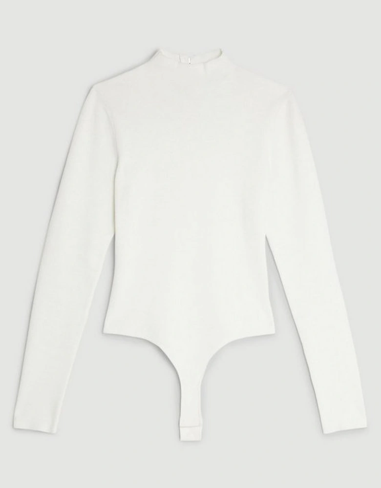 Premium Viscose Blend Body Contouring Knit Bodysuit