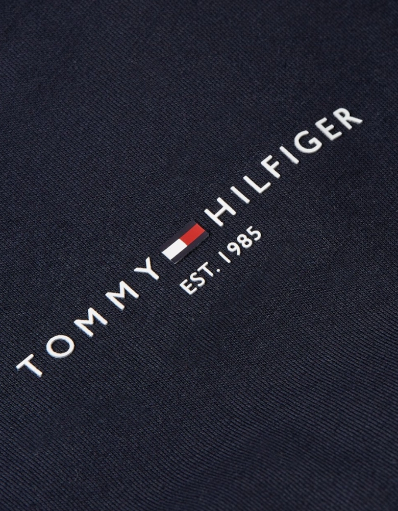 Tommy Logo Tipped Mens T-Shirt