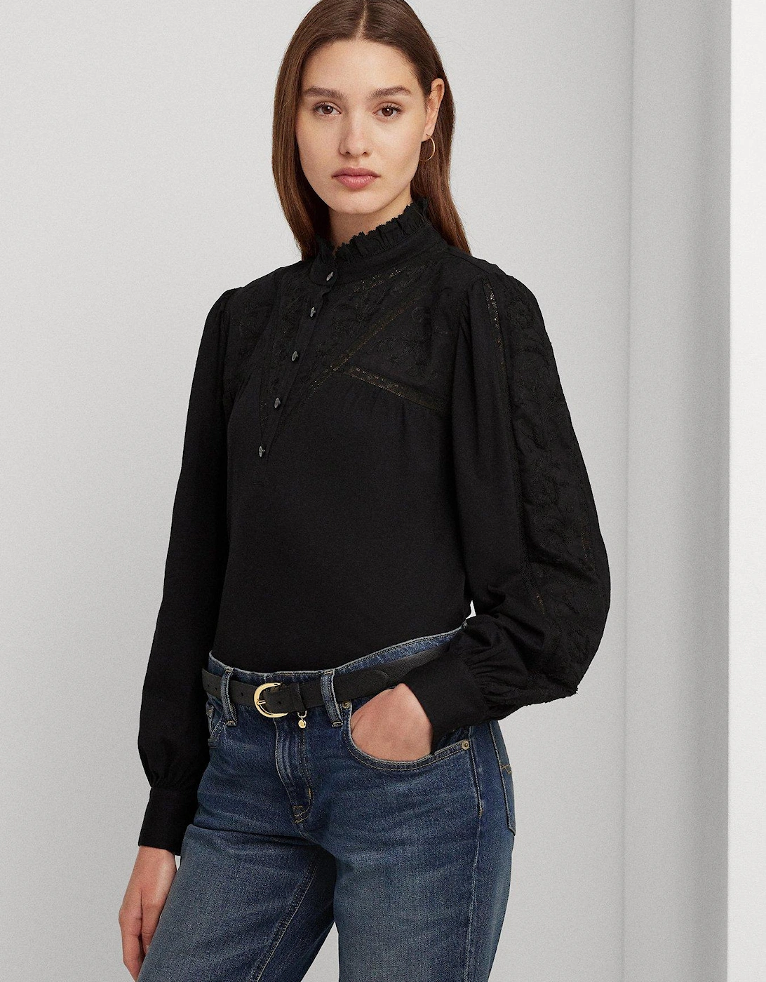 Lavan-long Sleeve-pullover - Black, 5 of 4