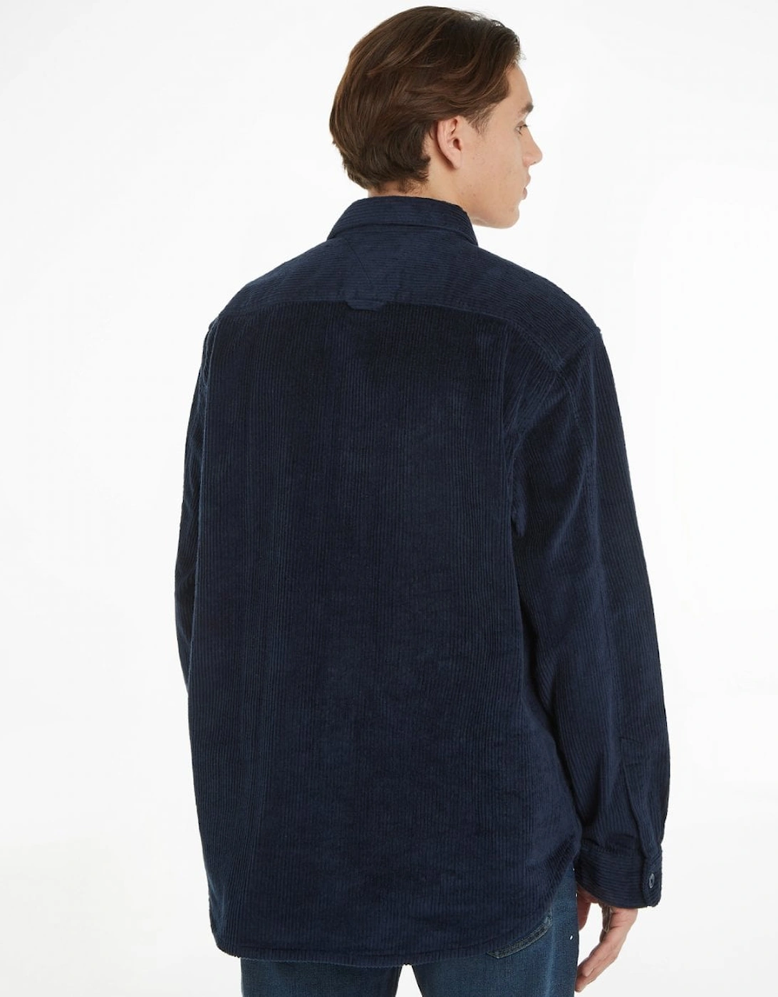 Corduroy Mens Solid Overshirt