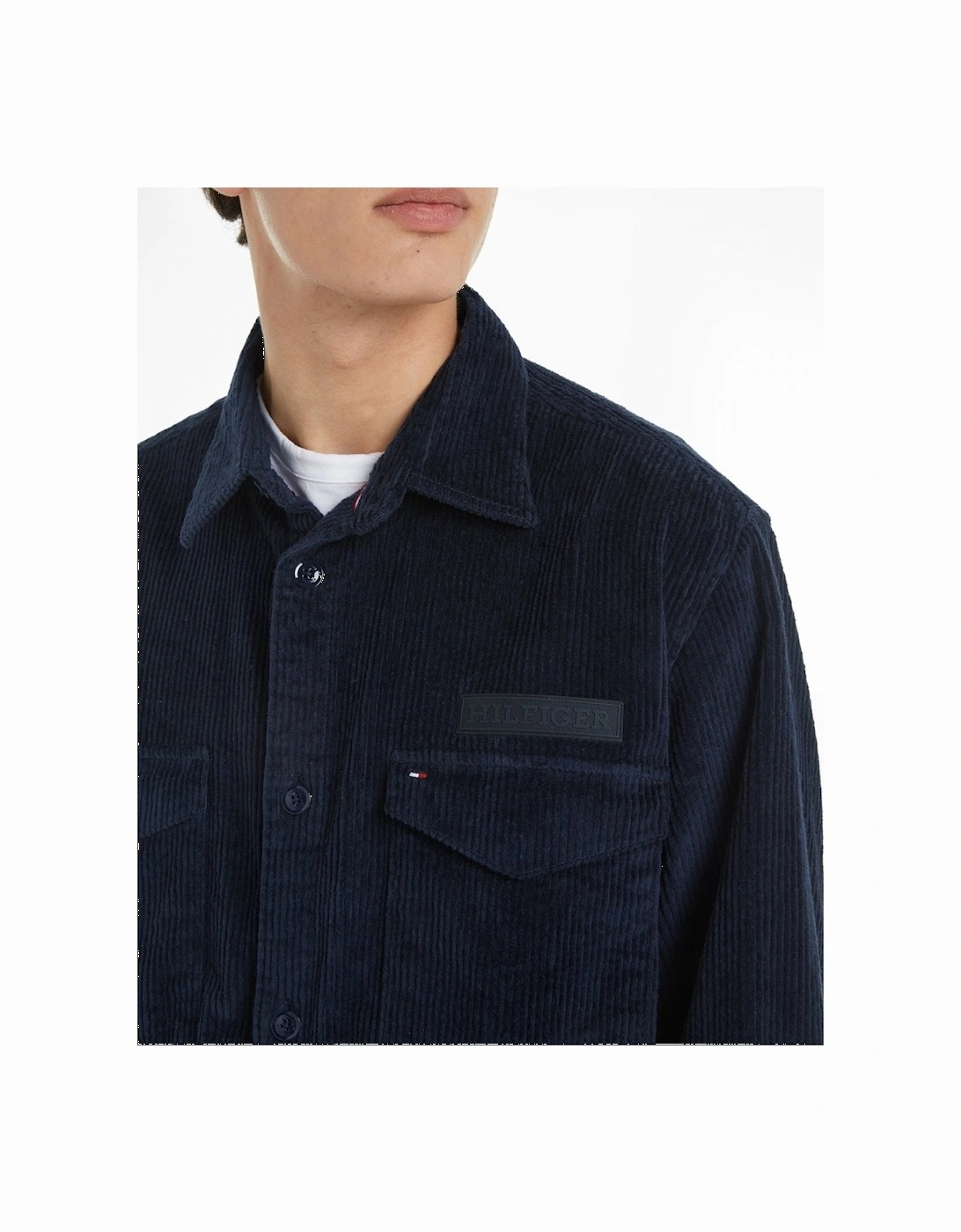 Corduroy Mens Solid Overshirt