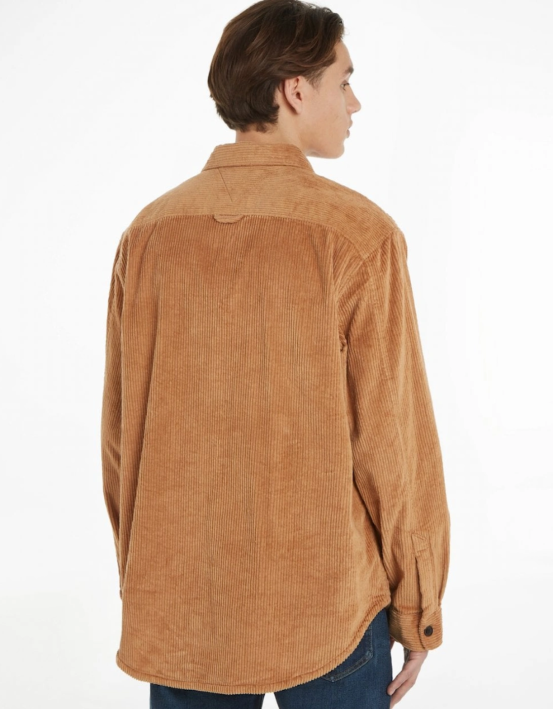 Corduroy Mens Solid Overshirt