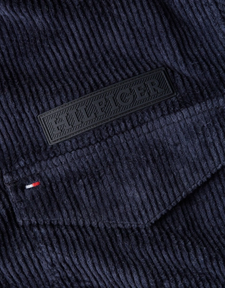Corduroy Mens Solid Overshirt