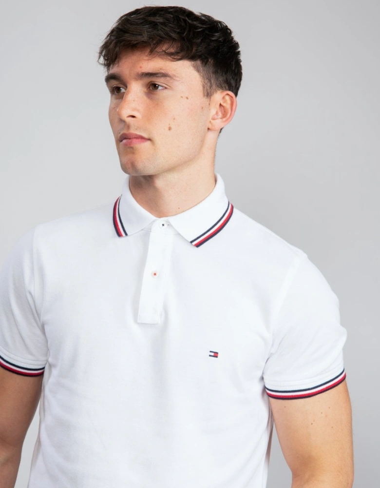 Slim Mens Tipped Polo